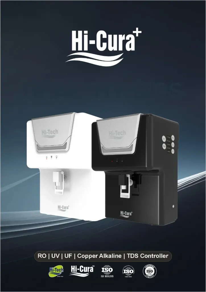 Hi-Cura Plus RO Water Purifier | RO + UV + UF + Copper Alkaline + TDS Controller
