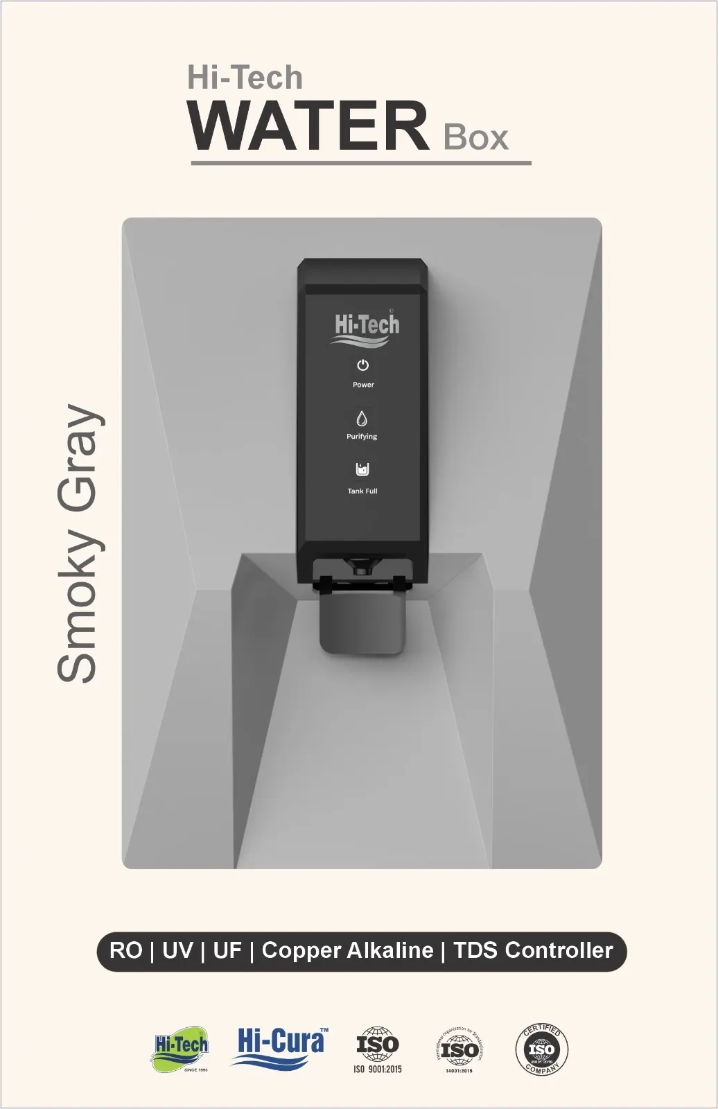 HITECH RO WATERBOX RO+UV+UF+TDS+ COPPER ALKALINE